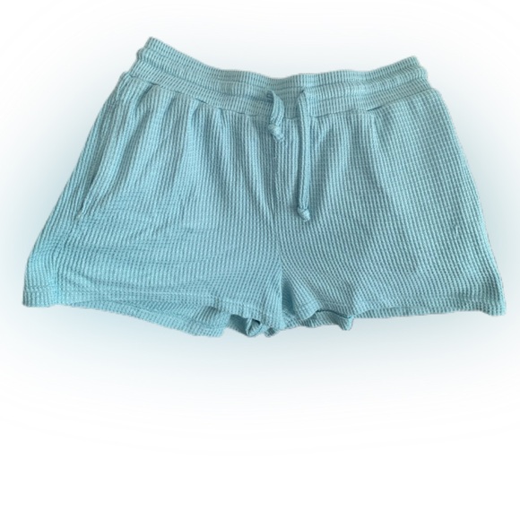 Pre Owned  Miss Posh Seafoam Green Shorts Sz Lg Loungewear Casual Comfort Style - Picture 1 of 9